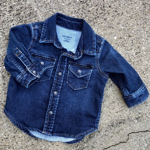 baby gap denim shirt